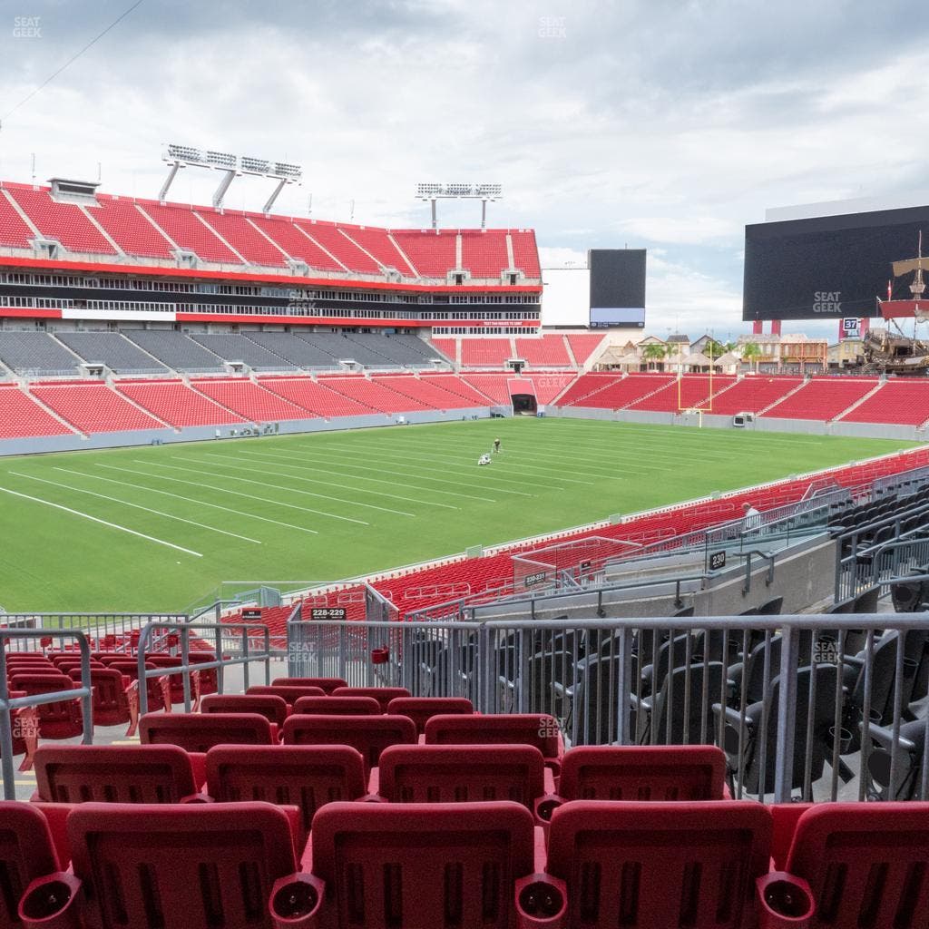 Raymond James Stadium - Section 229 Seat View