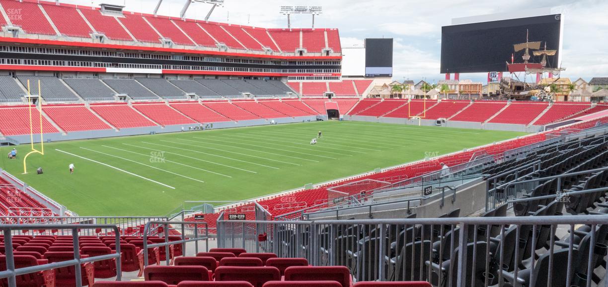 Raymond James Stadium - Section 229 Seat View