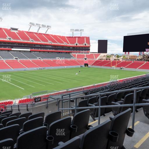 Raymond James Stadium - Section 230 Seat View