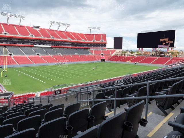 Raymond James Stadium - Section 230 Seat View