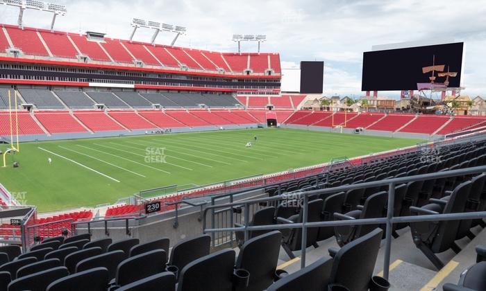 Raymond James Stadium - Section 230 Seat View