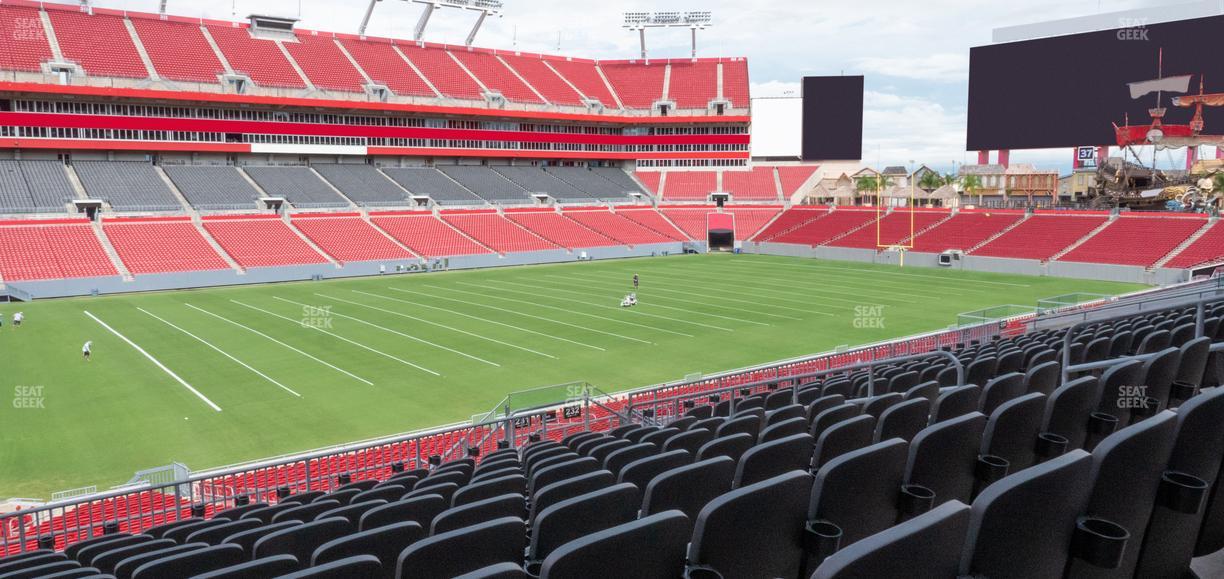 Raymond James Stadium - Section 231 Seat View