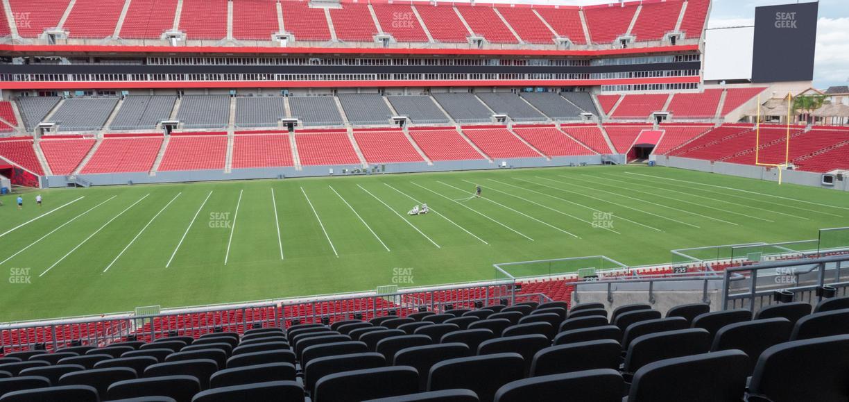 Raymond James Stadium - Section 234 Seat View