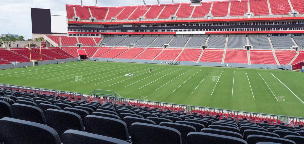 Raymond James Stadium - Section 238 Seat View