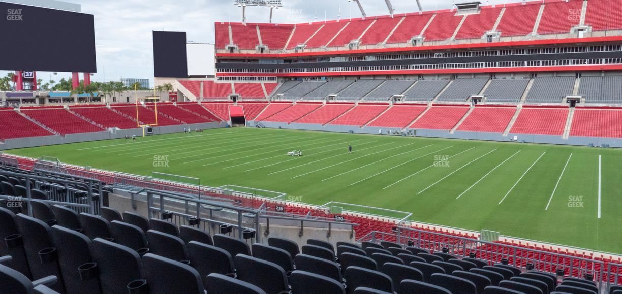 Raymond James Stadium - Section 239 Seat View