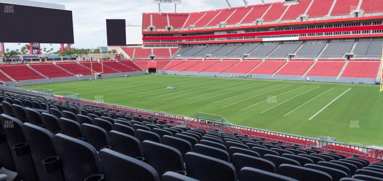 Raymond James Stadium - Section 240 Seat View