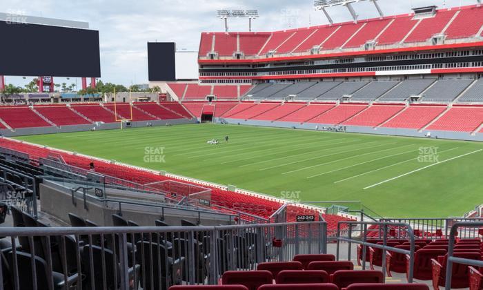 Raymond James Stadium - Section 242 Seat View