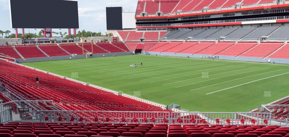 Raymond James Stadium - Section 243 Seat View