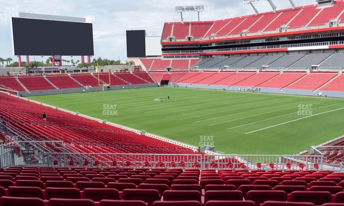 Raymond James Stadium - Section 243 Seat View