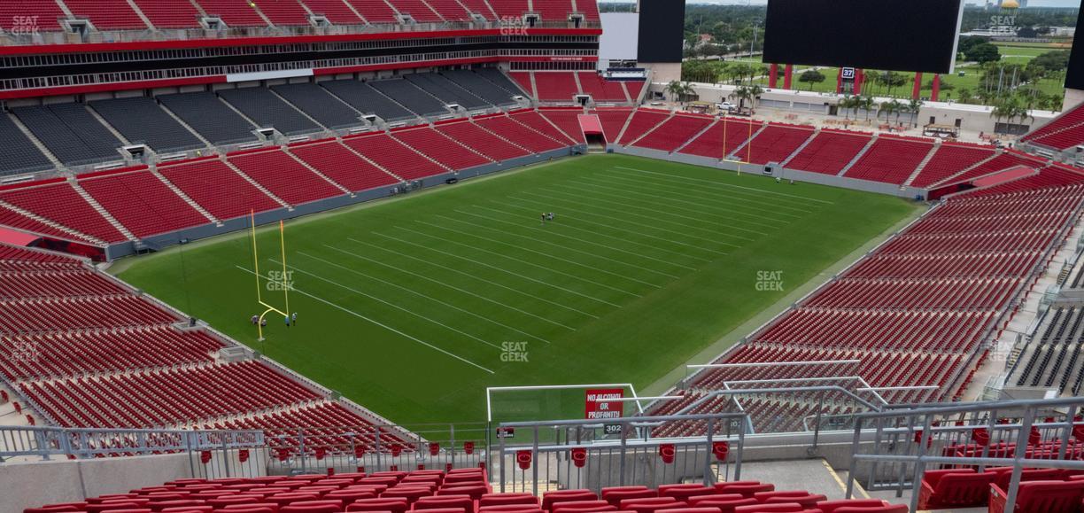 Raymond James Stadium - Section 302 Seat View