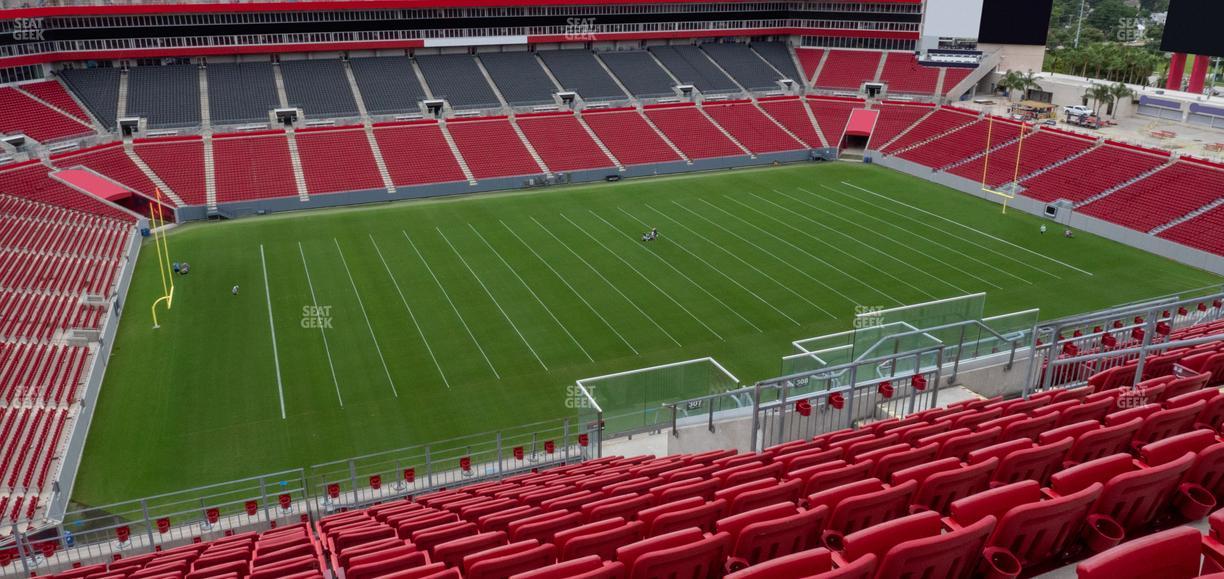 Raymond James Stadium - Section 307 Seat View