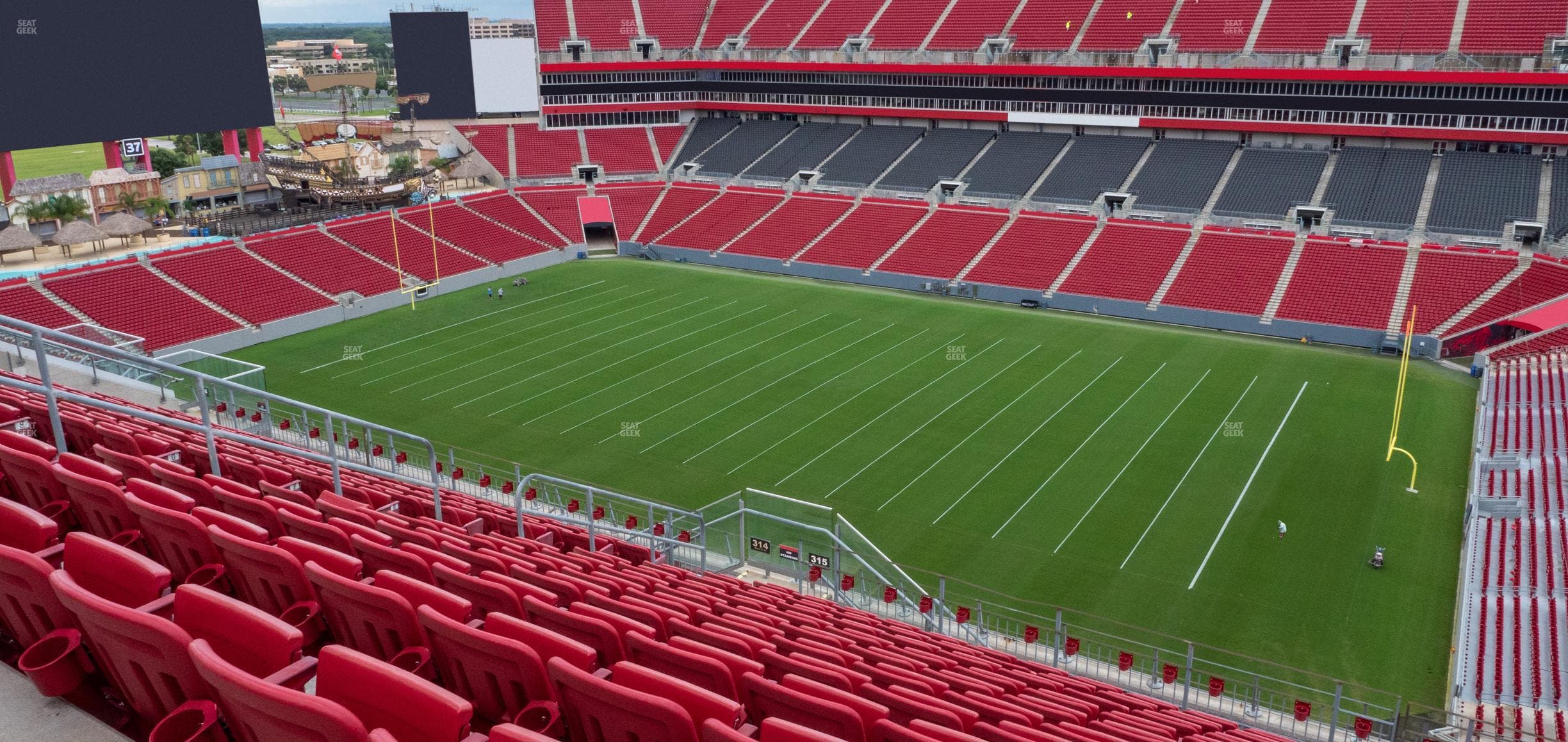 Raymond James Stadium - Section 315 Seat View
