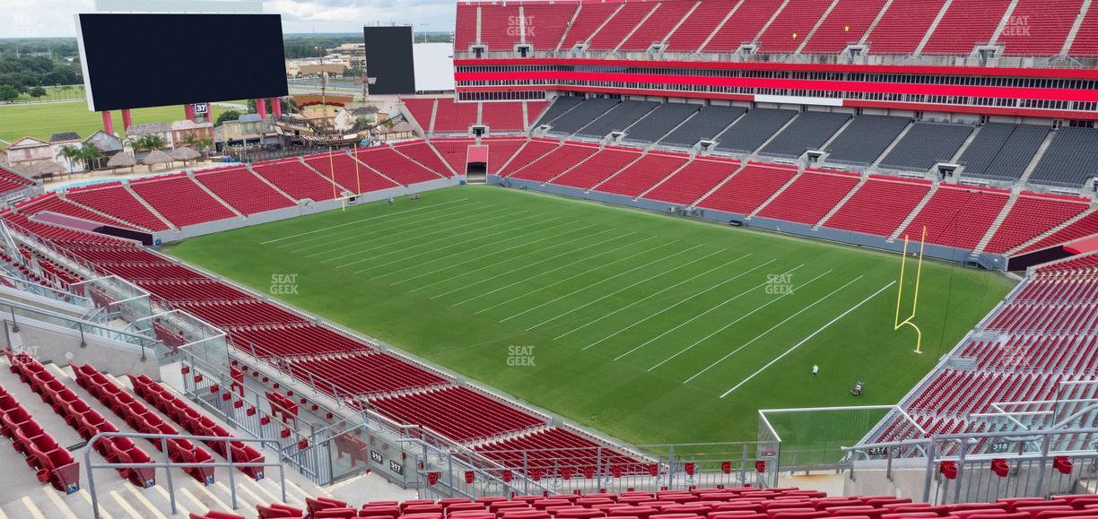 Raymond James Stadium - Section 317 Seat View