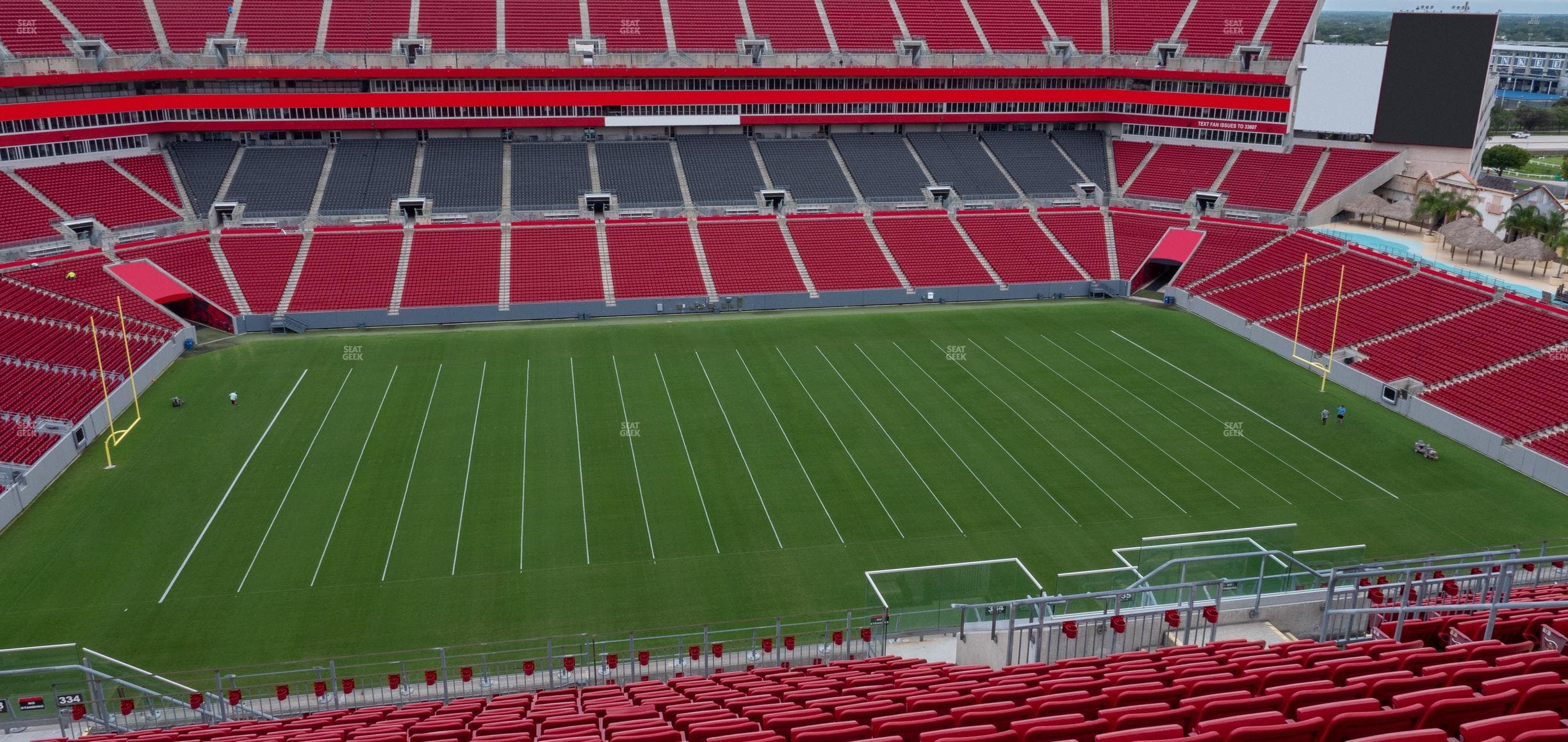 Raymond James Stadium - Section 334 Seat View