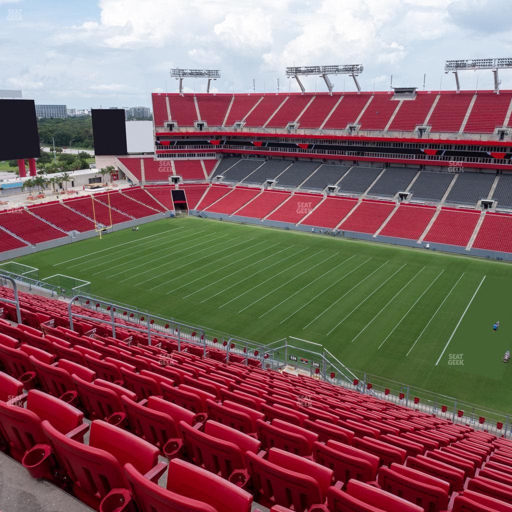 Raymond James Stadium - Section 340 Seat View