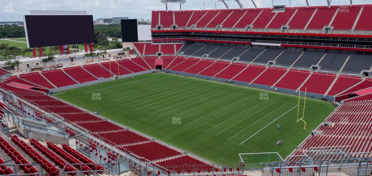 Raymond James Stadium - Section 342 Seat View