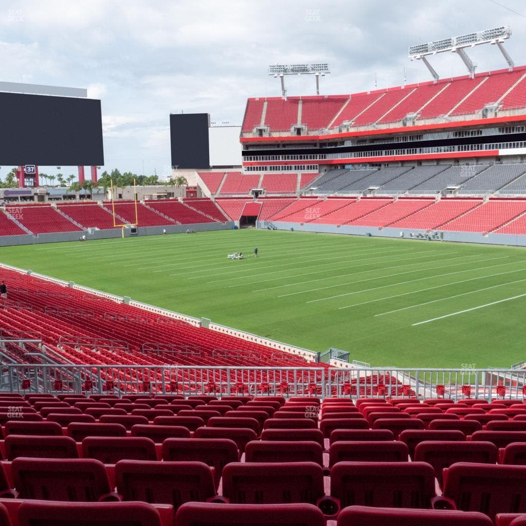 Raymond James Stadium - Section Club North 2 Seat View