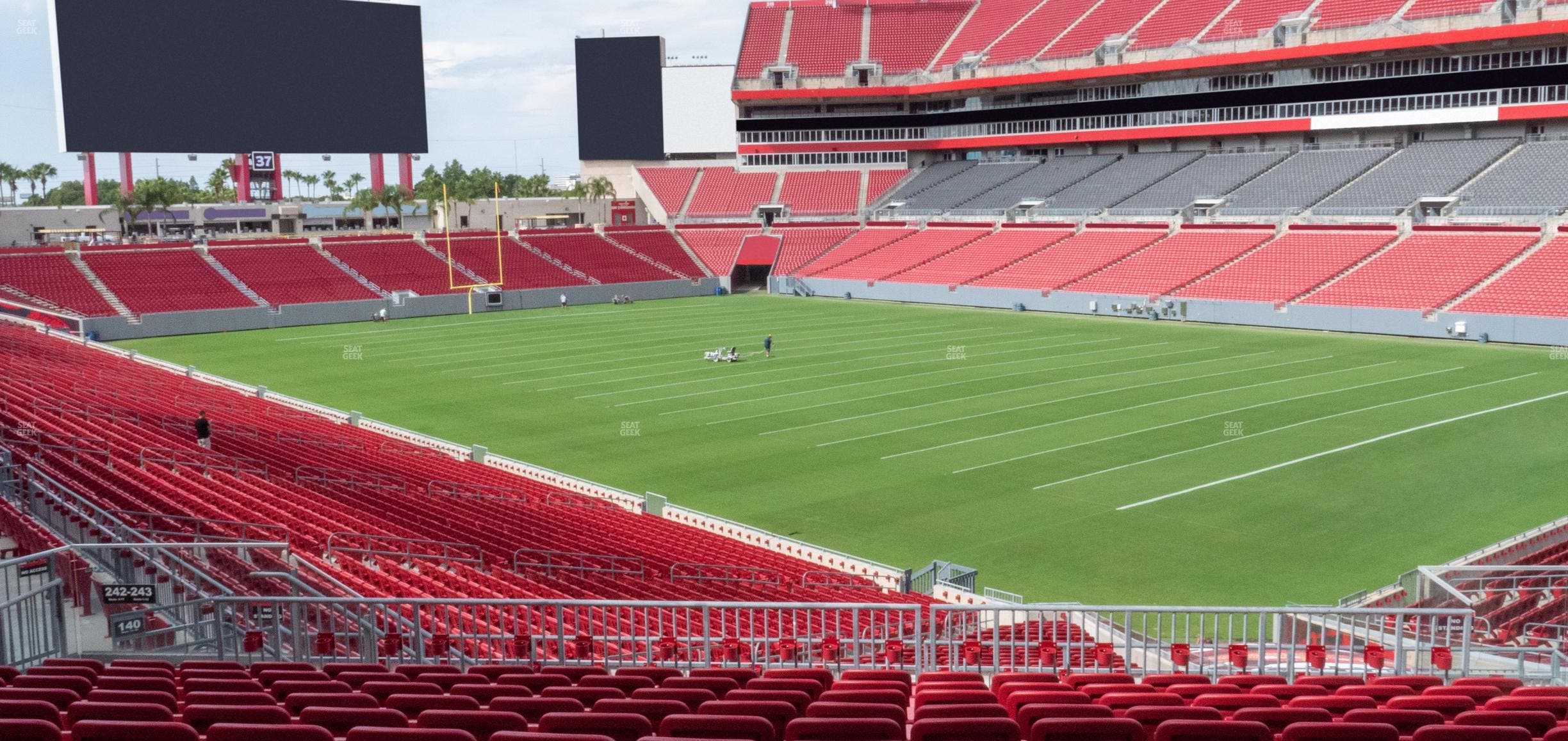 Raymond James Stadium - Section Club North 3 Seat View