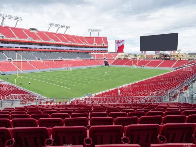 Raymond James Stadium - Section Club South 2 Seat View