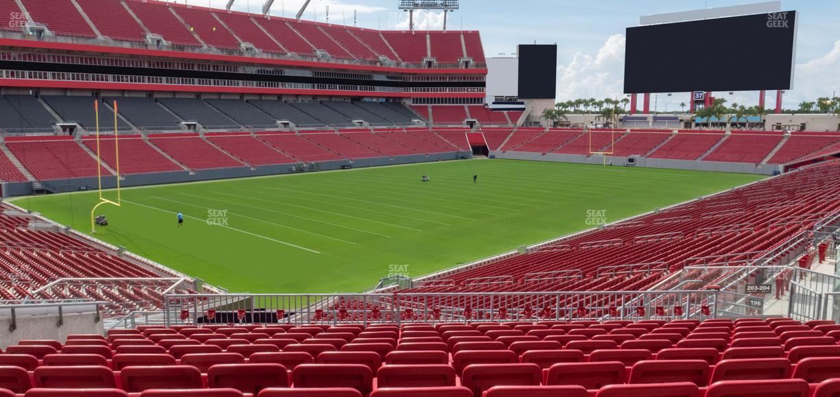 Raymond James Stadium - Section Club Suite 169 Seat View