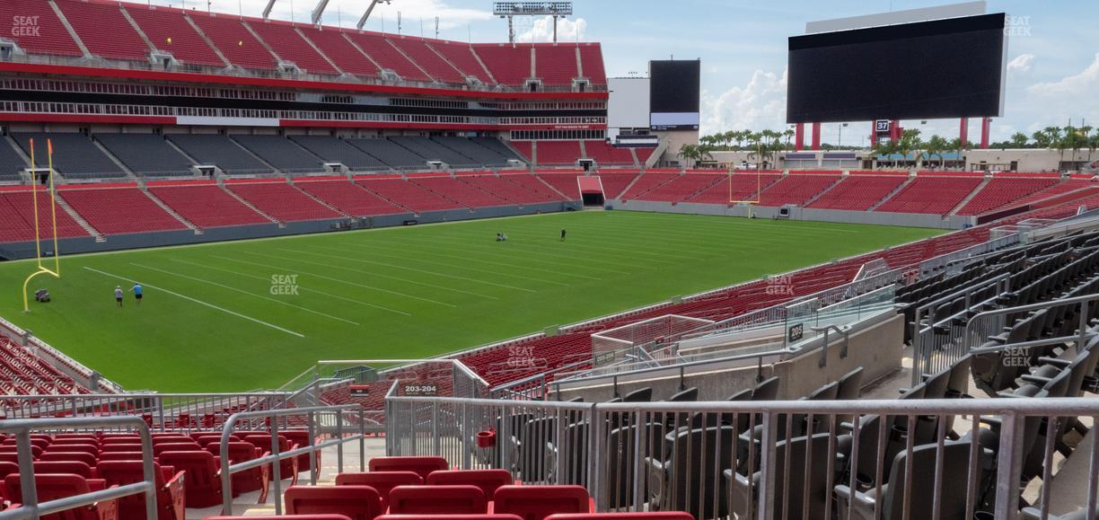Raymond James Stadium - Section Club Suite 172 Seat View