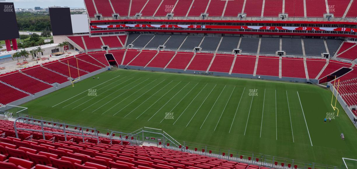 Raymond James Stadium - Section Lower Suite 102 Seat View