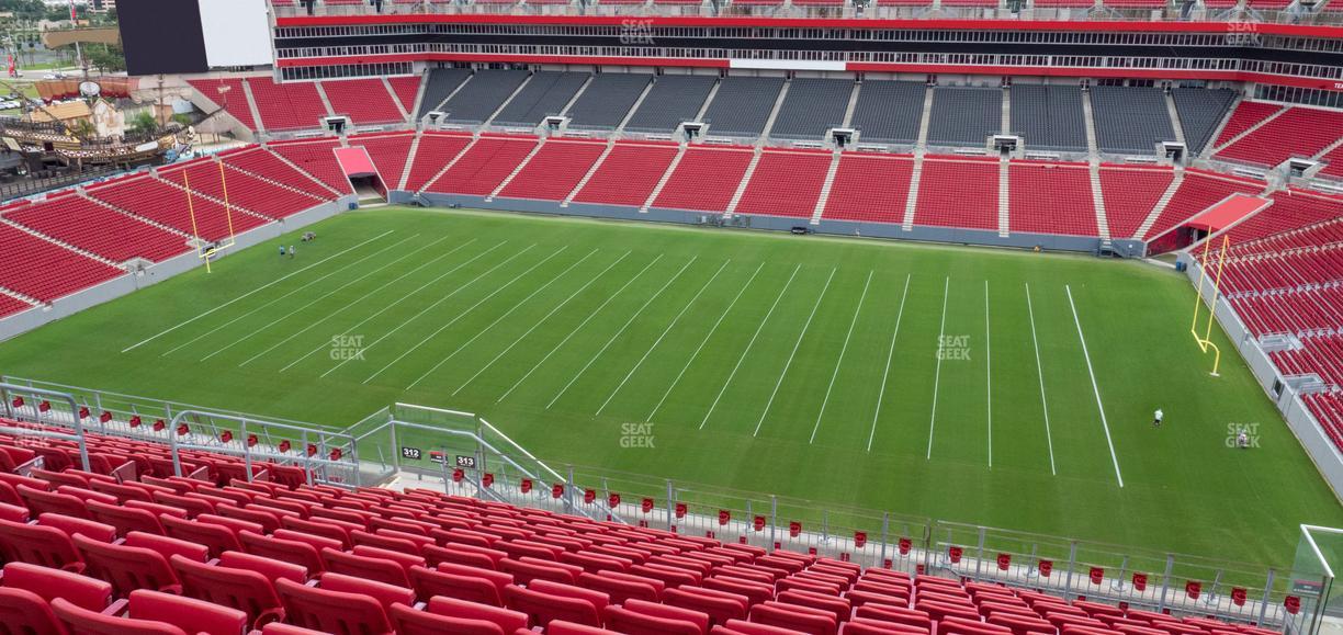 Raymond James Stadium - Section Lower Suite 33 Seat View