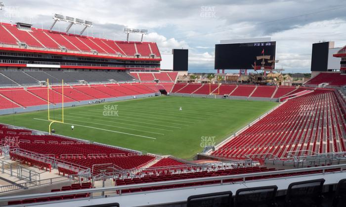 Raymond James Stadium - Section Miller Party Deck Seat View