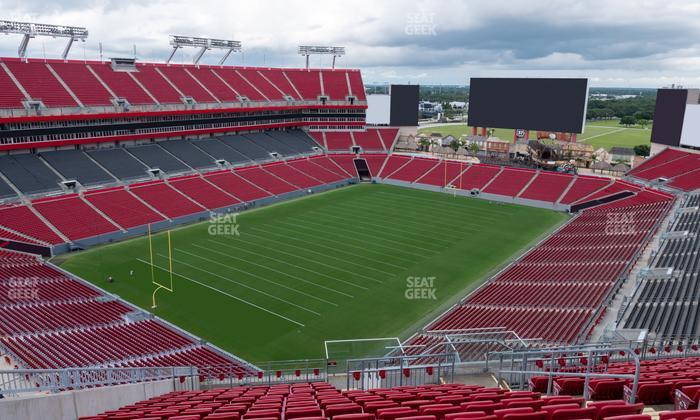 Raymond James Stadium - Section Upper Suite 120 E Seat View