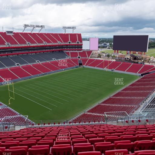 Raymond James Stadium - Section Upper Suite 123 C Seat View