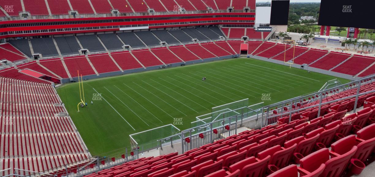 Raymond James Stadium - Section Upper Suite 53 Seat View