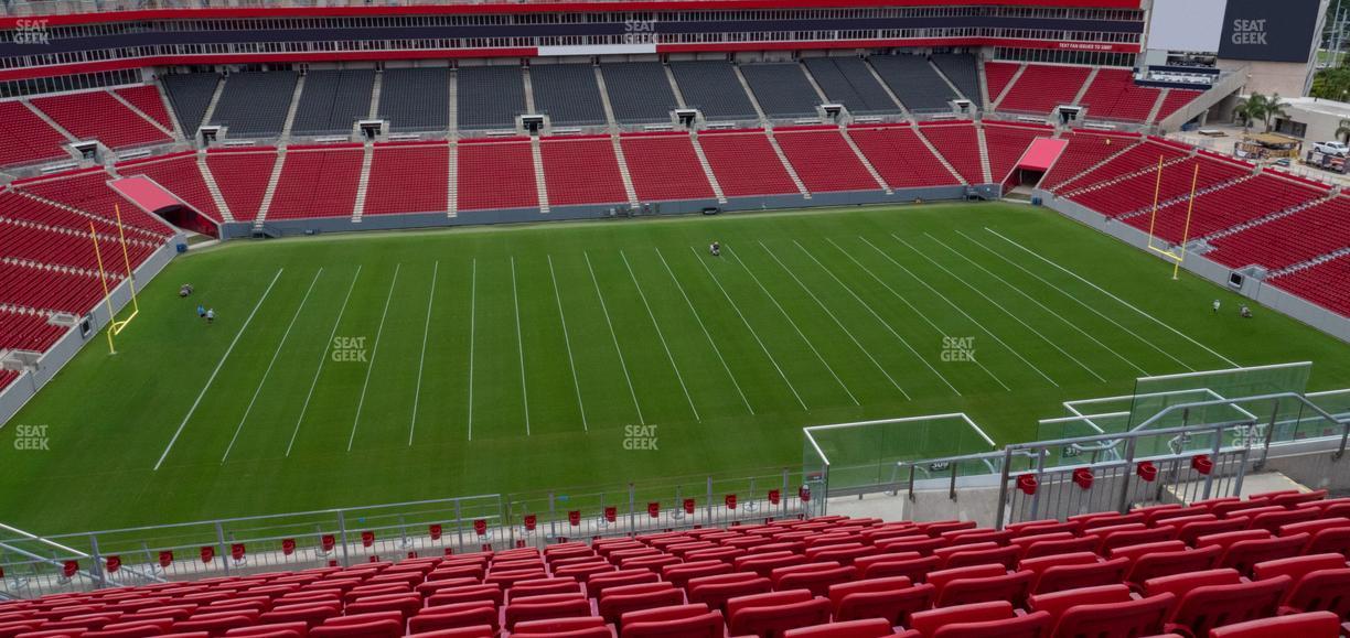 Raymond James Stadium - Section Upper Suite 65 Seat View