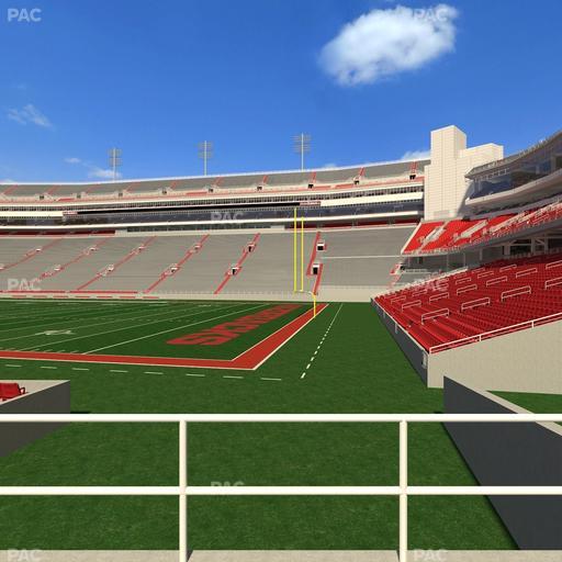 Razorback Stadium - Section 101 Seat View
