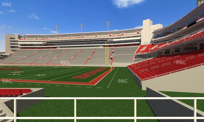 Razorback Stadium - Section 101 Seat View