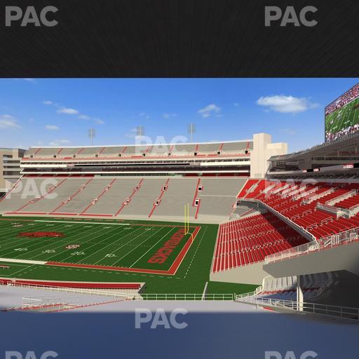 Razorback Stadium - Section 101 Seat View