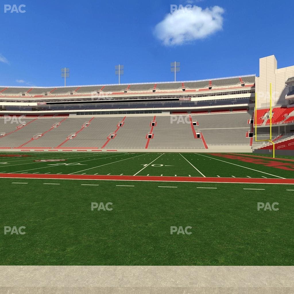 Razorback Stadium - Section 102 Seat View