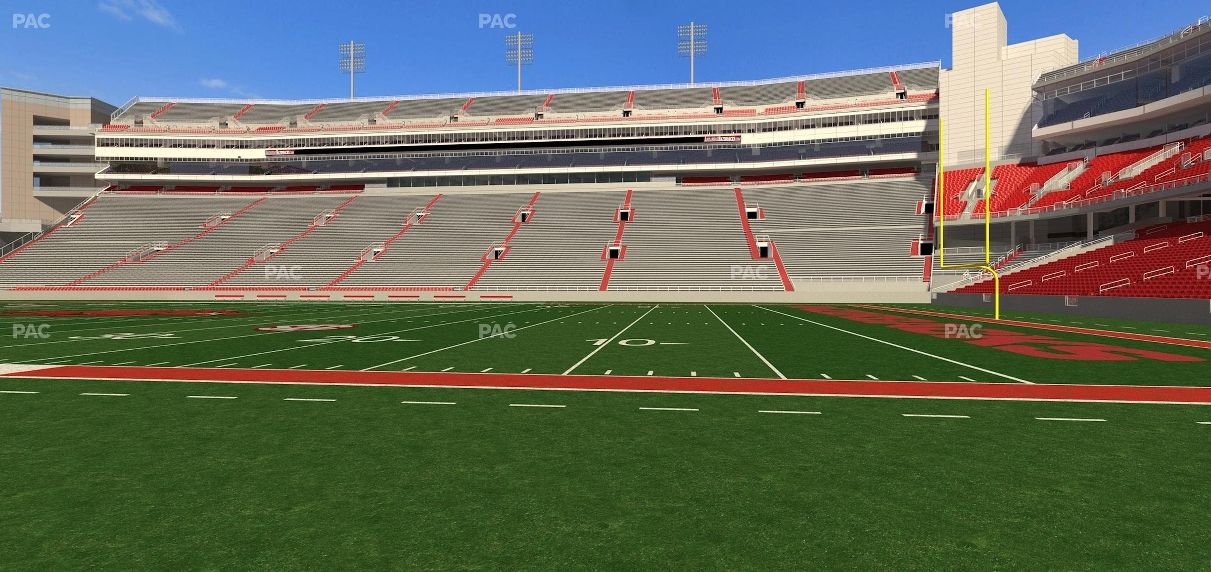 Razorback Stadium - Section 102 Seat View