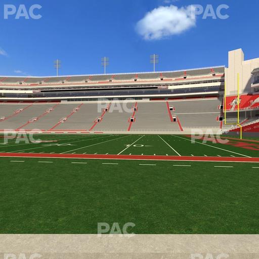 Razorback Stadium - Section 102 Seat View