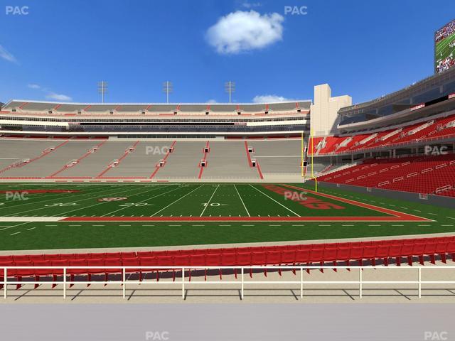 Razorback Stadium - Section 102 Seat View