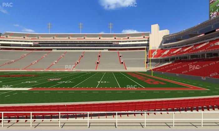 Razorback Stadium - Section 102 Seat View