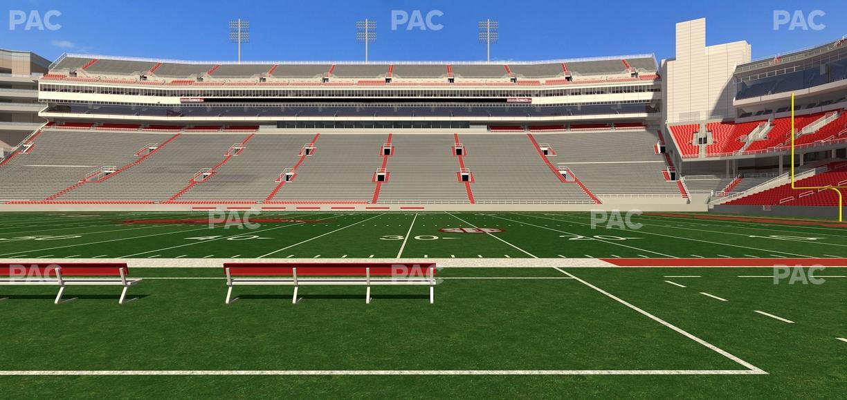 Razorback Stadium - Section 103 Seat View