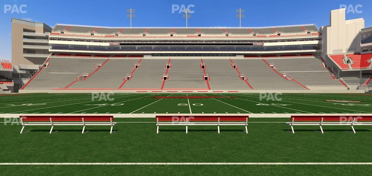 Razorback Stadium - Section 104 Seat View