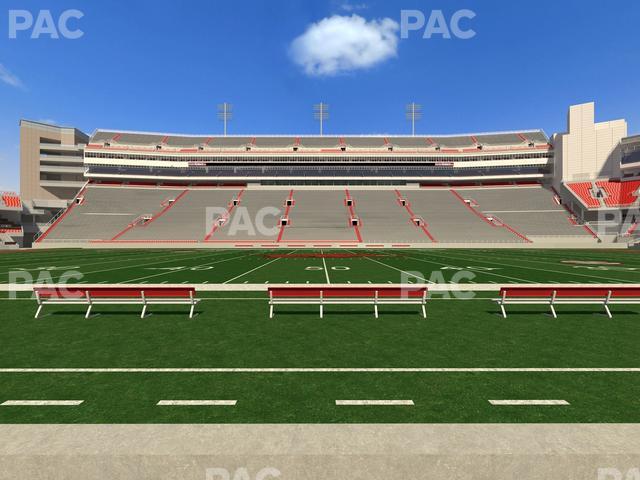 Razorback Stadium - Section 104 Seat View Razorback Stadium - Section 104 Seat View