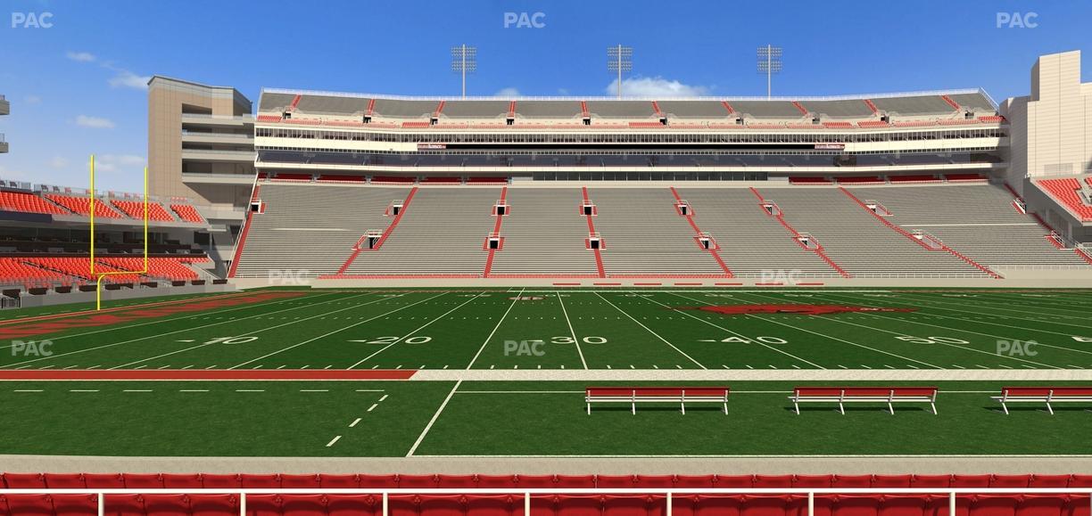 Razorback Stadium - Section 105 Seat View