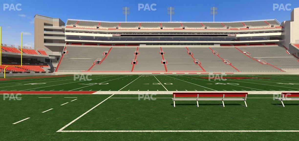 Razorback Stadium - Section 105 Seat View