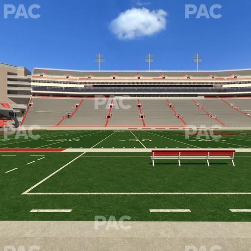 Razorback Stadium - Section 105 Seat View