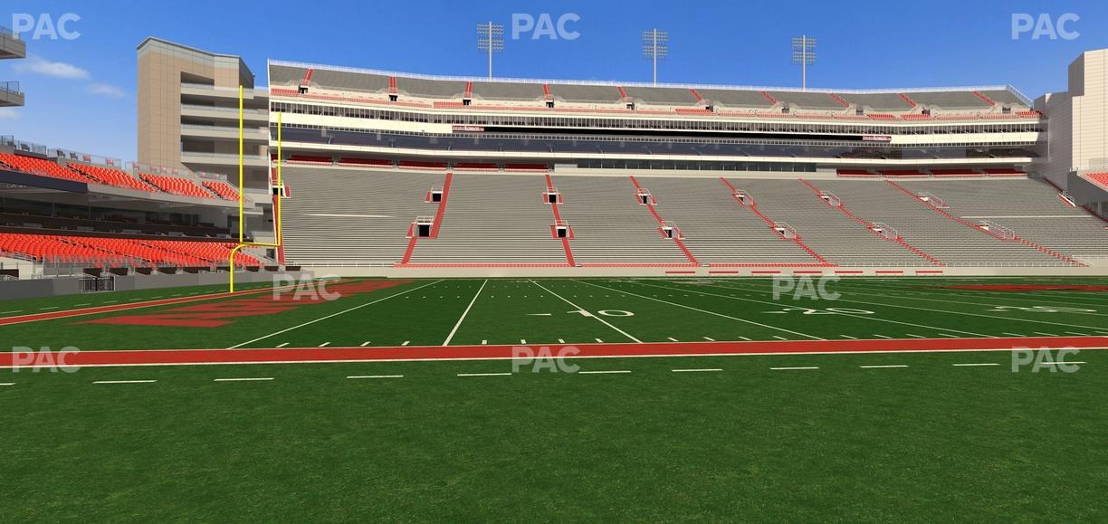 Razorback Stadium - Section 106 Seat View