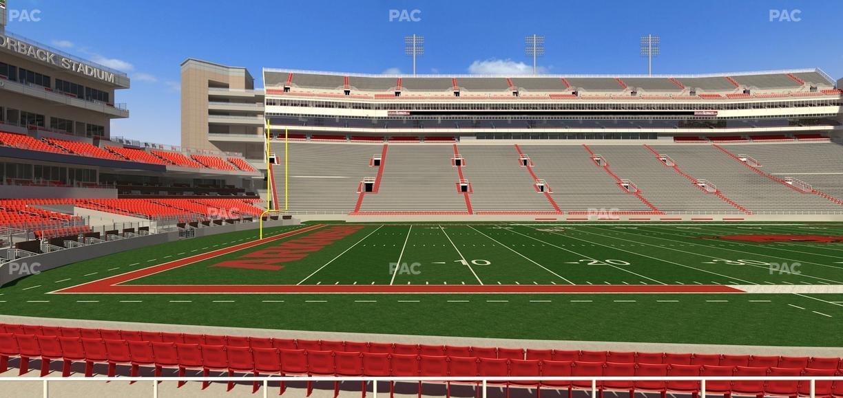 Razorback Stadium - Section 106 Seat View