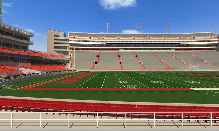 Razorback Stadium - Section 106 Seat View