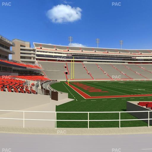 Razorback Stadium - Section 107 Seat View